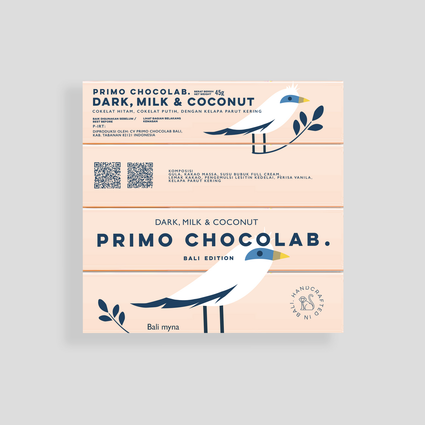 
                  
                    Dark, Milk & Coconut Flakes Chocolate Bar
                  
                