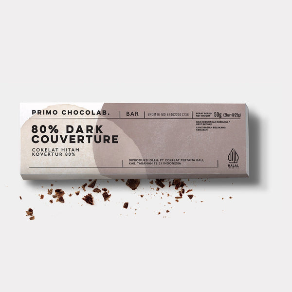 Single Origin 80% Dark Chocolate Bar – Primo Chocolab